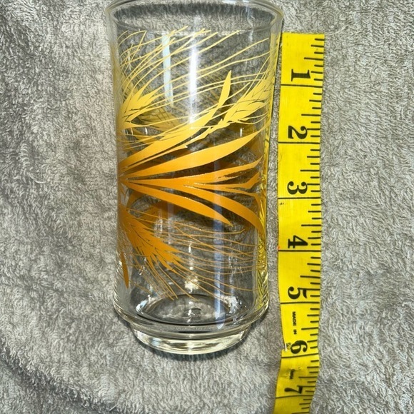 Vintage Libbey Golden Wheat Drinking Glasses Set - Picture 5 of 5